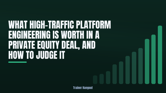 What High-Traffic Platform Engineering Is Worth in a Private Equity Deal, and How to Judge It
