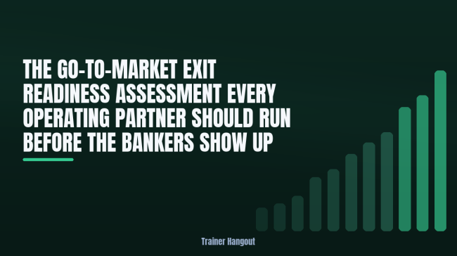The Go-to-Market Exit Readiness Assessment Every Operating Partner Should Run Before the Bankers Show Up